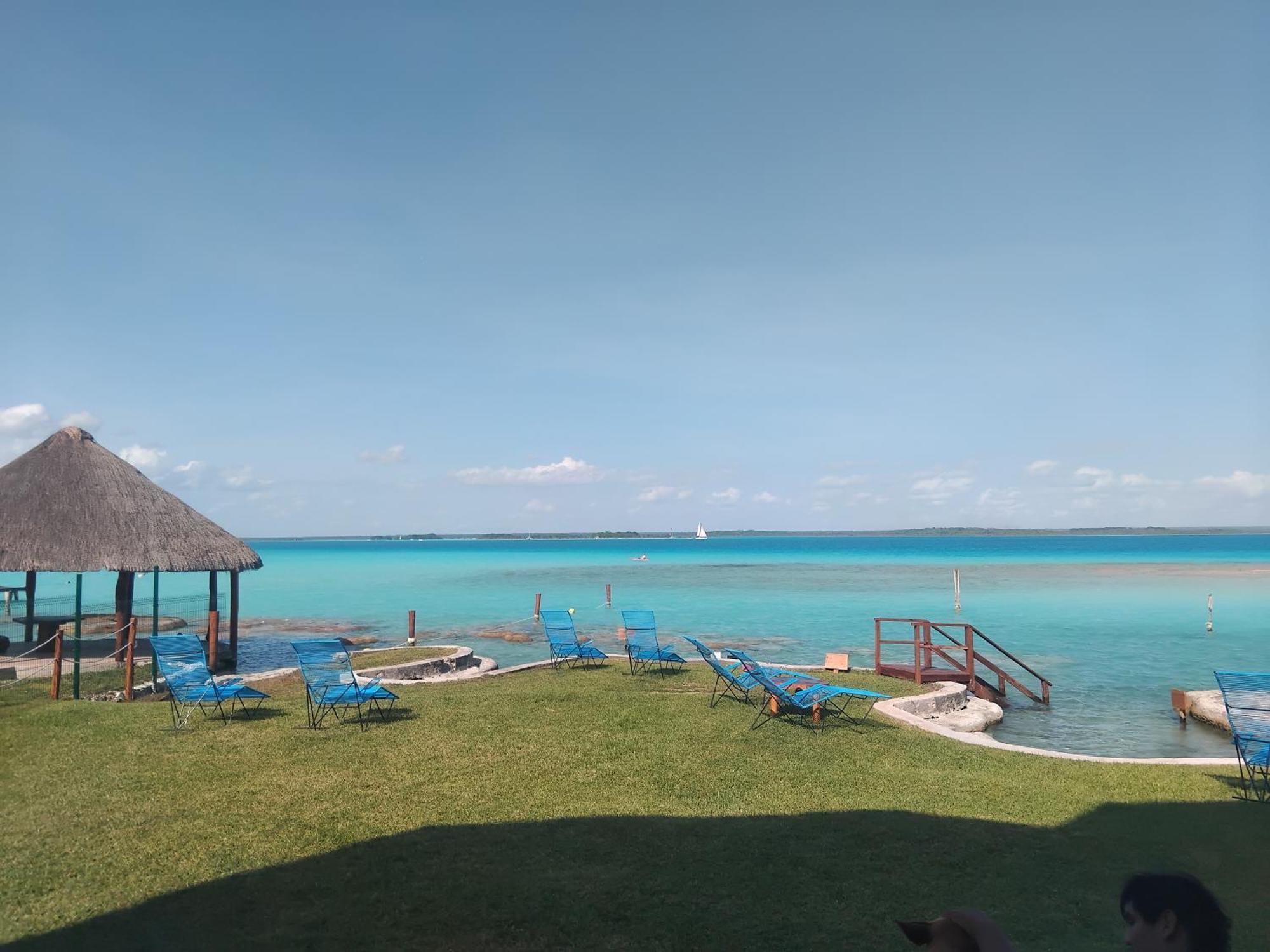 Blue Caribe Bacalar Front Lagoon Exteriör bild